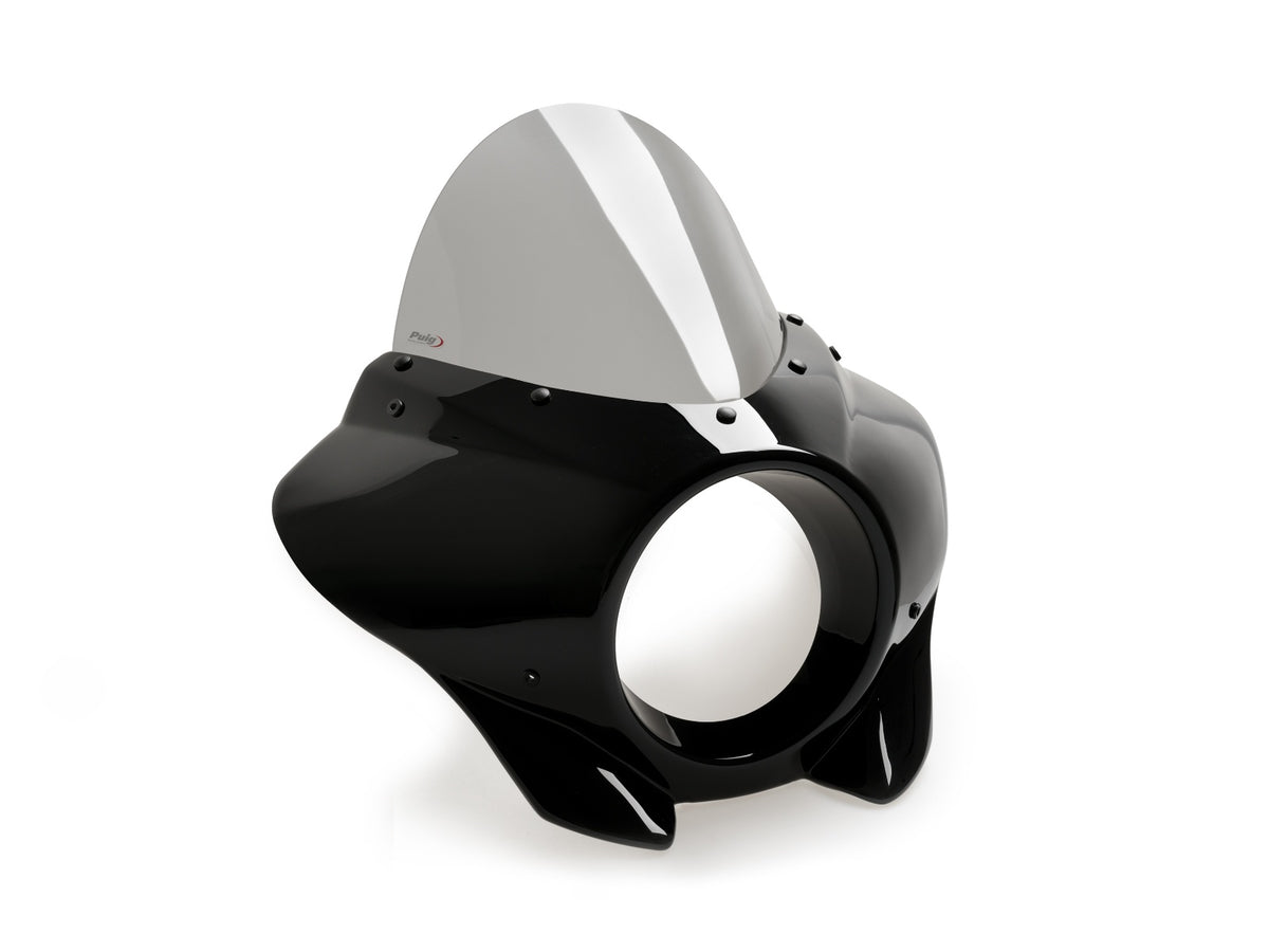 Mirage Touring Screen - Light Smoke with Matt Black Semifairing
