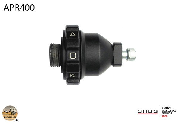 Kaoko Throttle Stabilizer for APRILIA Dorsoduro 750 & Dorsoduro 1200 with OEM hand guards (-2015), Caponord 1200 ABS (2013-)