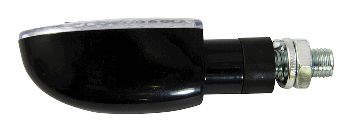 Bike It LED Orb Indicators With Black Body And Clear Lens