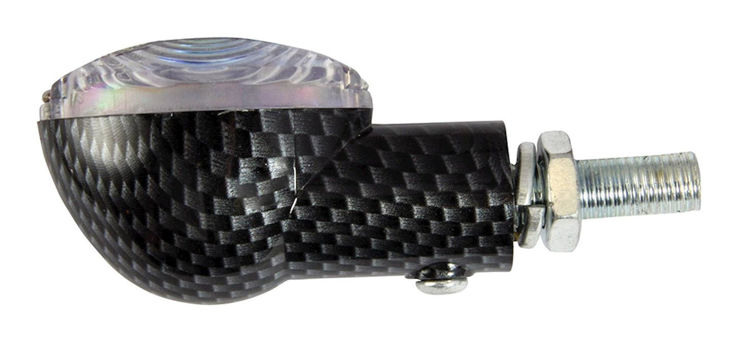 Bike It Mini Cat Eye Indicators With Carbon Body And Iridium Lens