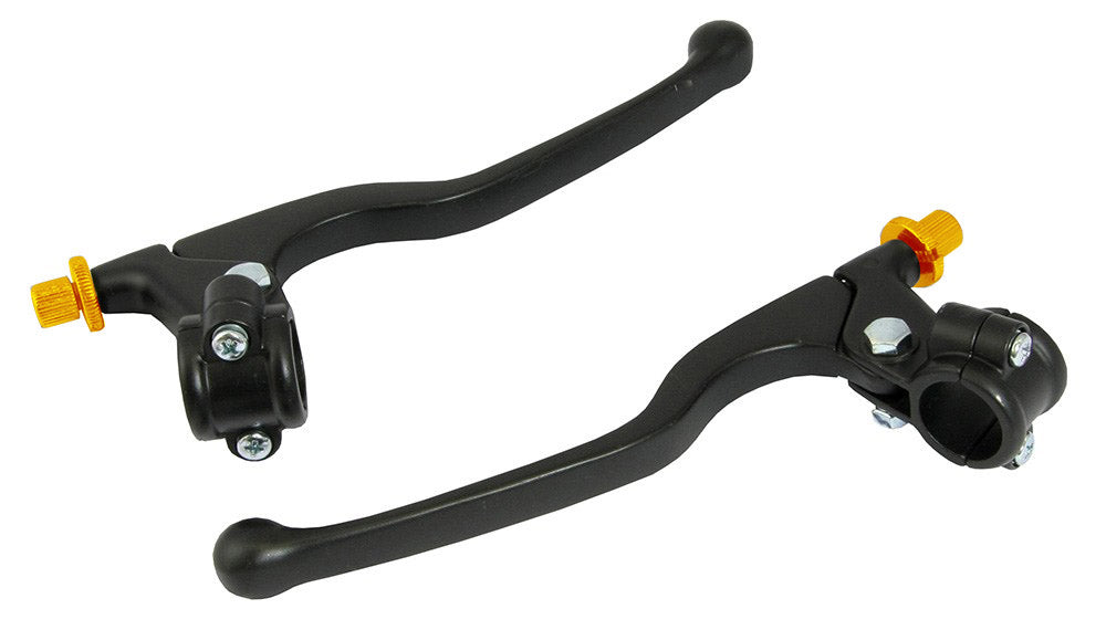 Bike It Lever Assembly Universal Long Black Pair (Without Mirror Boss)