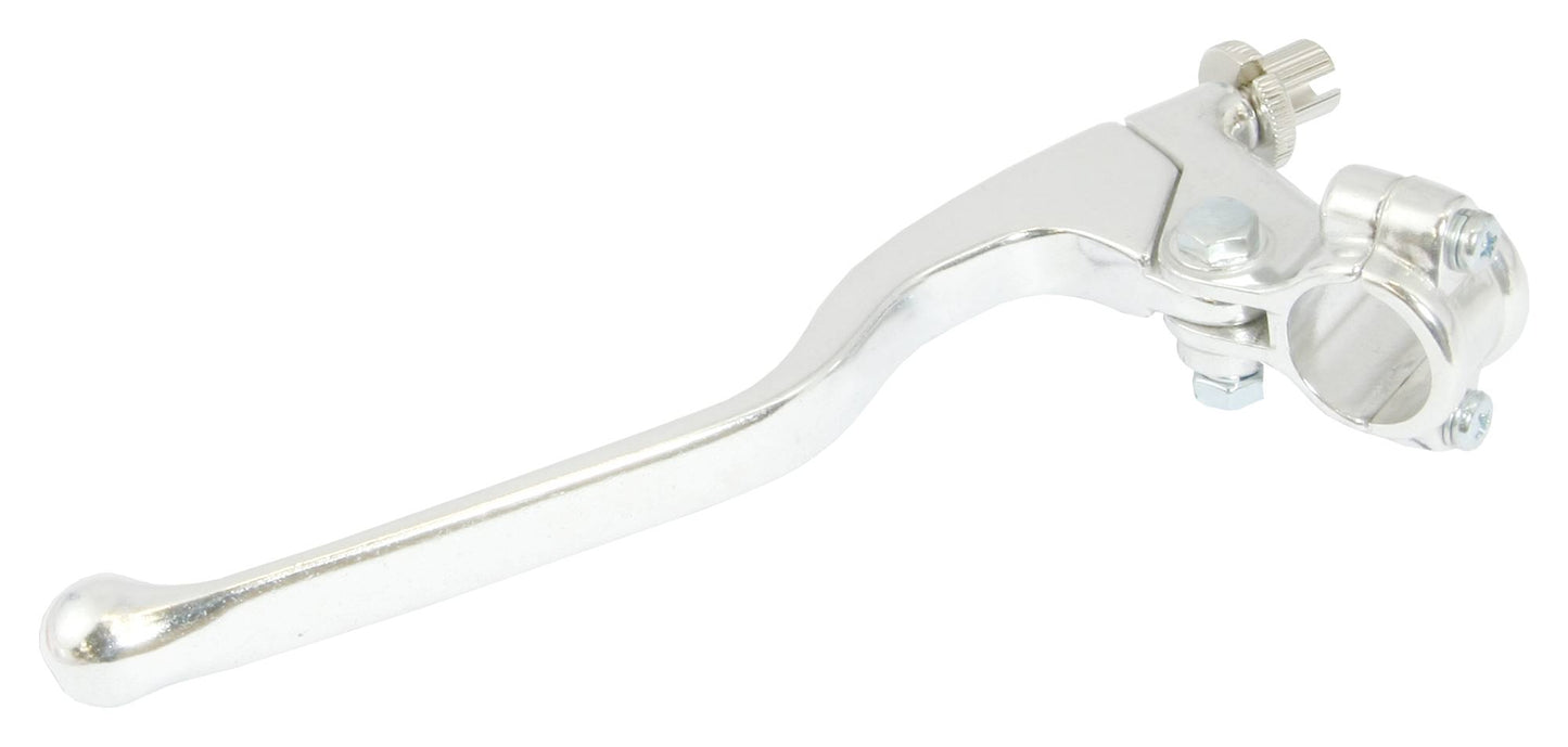 Bike It Lever Assembly Universal Clutch Lever Long Chrome (Without Mirror Boss)