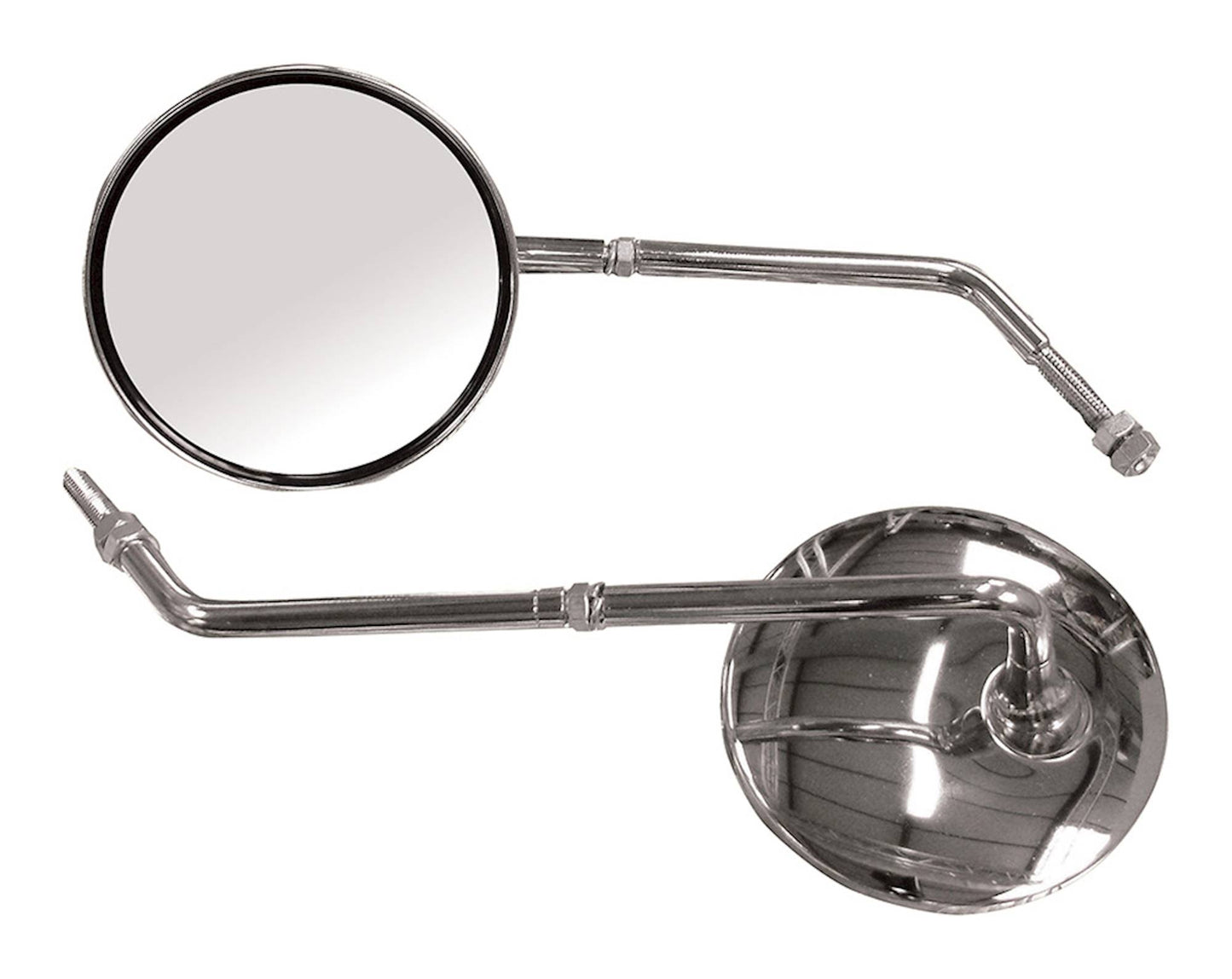 Bike It Universal Scooter/Moped Mirror With 8mm Thread Or Clamp 1pc - #U30653