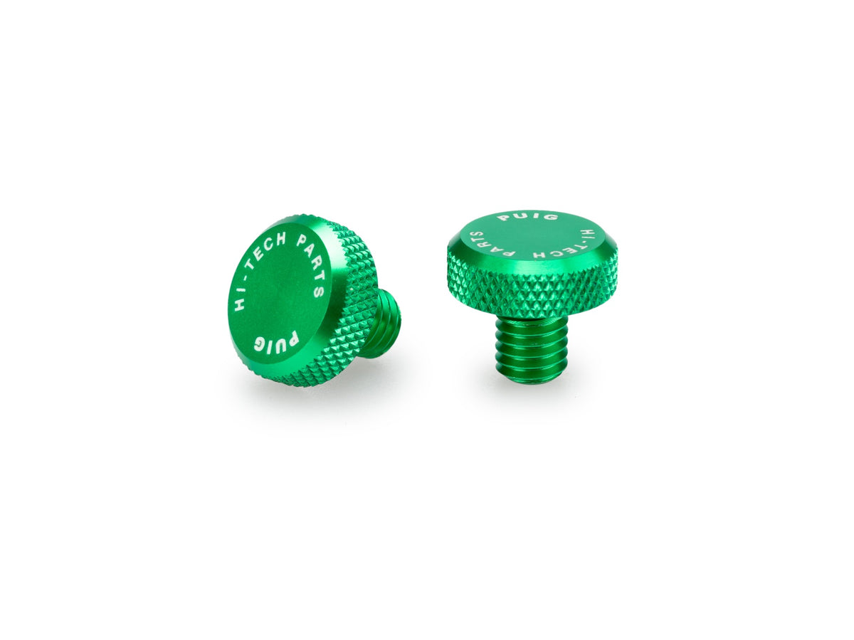 Mirror Hole Screw Plug - Green