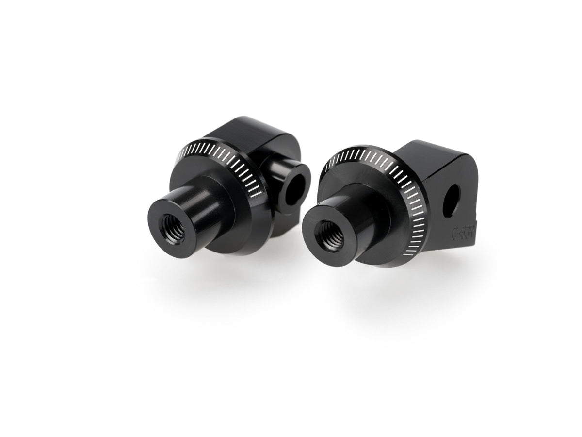 Puig Rider Footpeg Adaptors (Black)