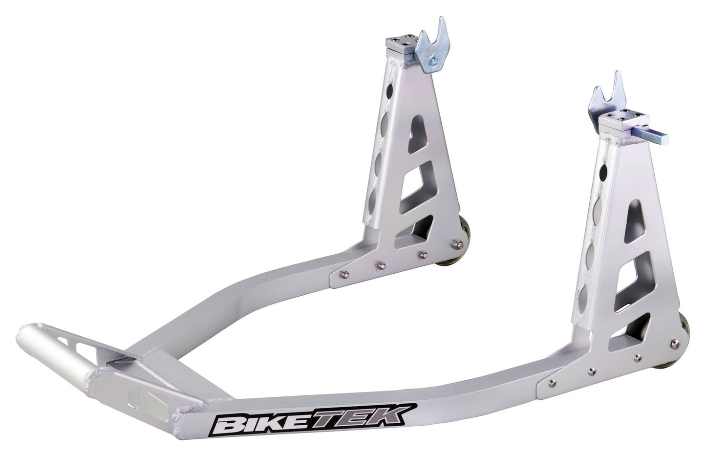 BikeTek Aluminium Rear Box Section Paddock Stand - Sliver