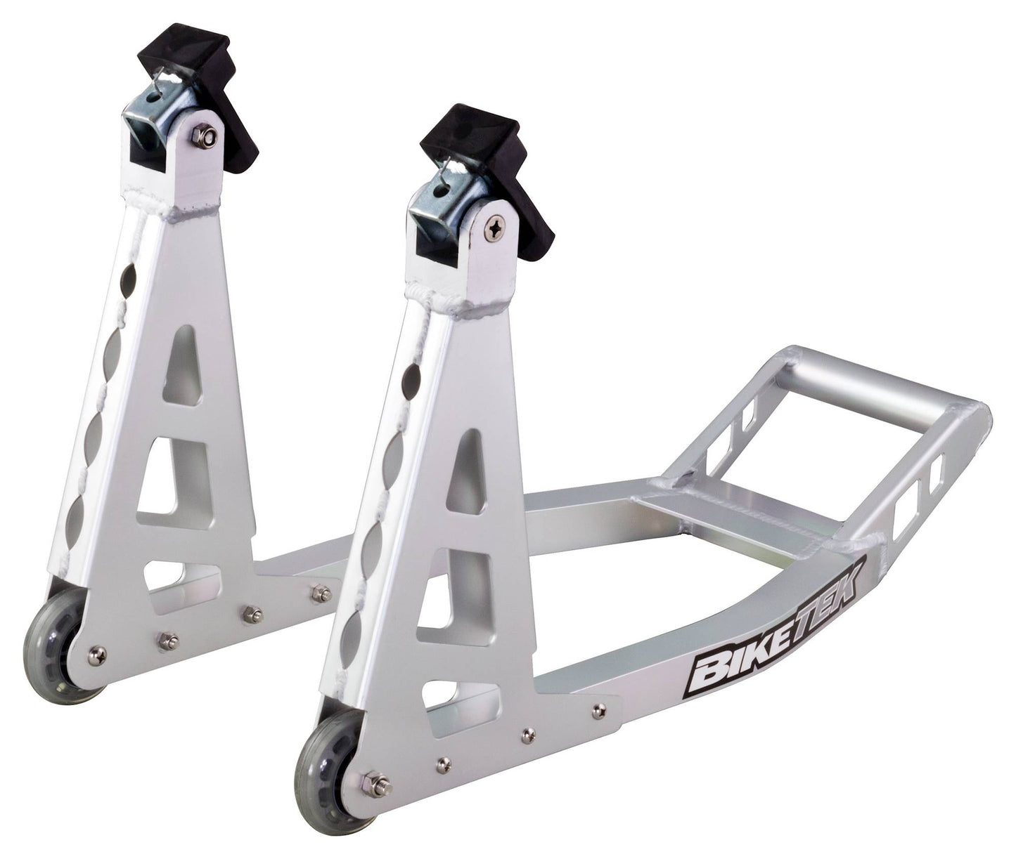 BikeTek Aluminium Box Section Front Paddock Stand - Sliver