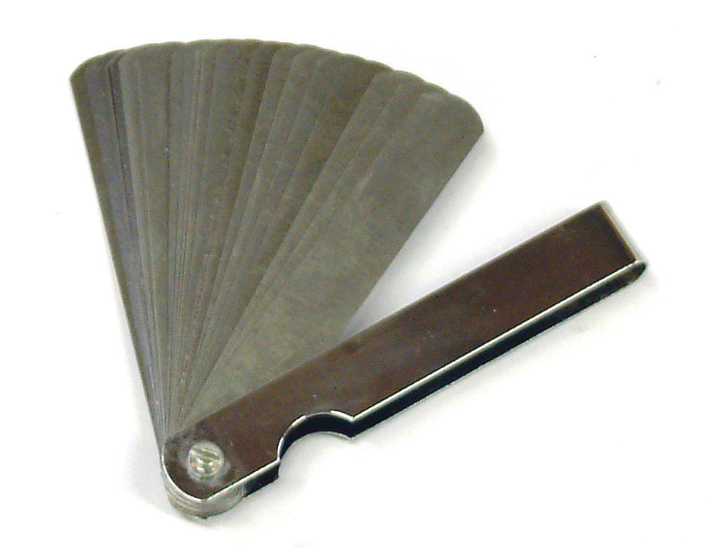 Bike It Spark Plug Feeler Gauge 26pc Set - Metric And Imperial Graduation