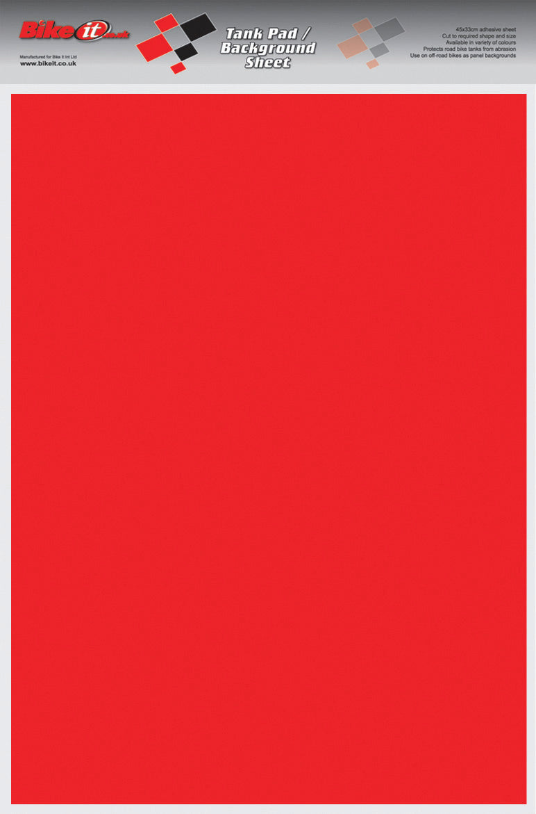 Bike It Red "Cut Your Own" Tank Pad