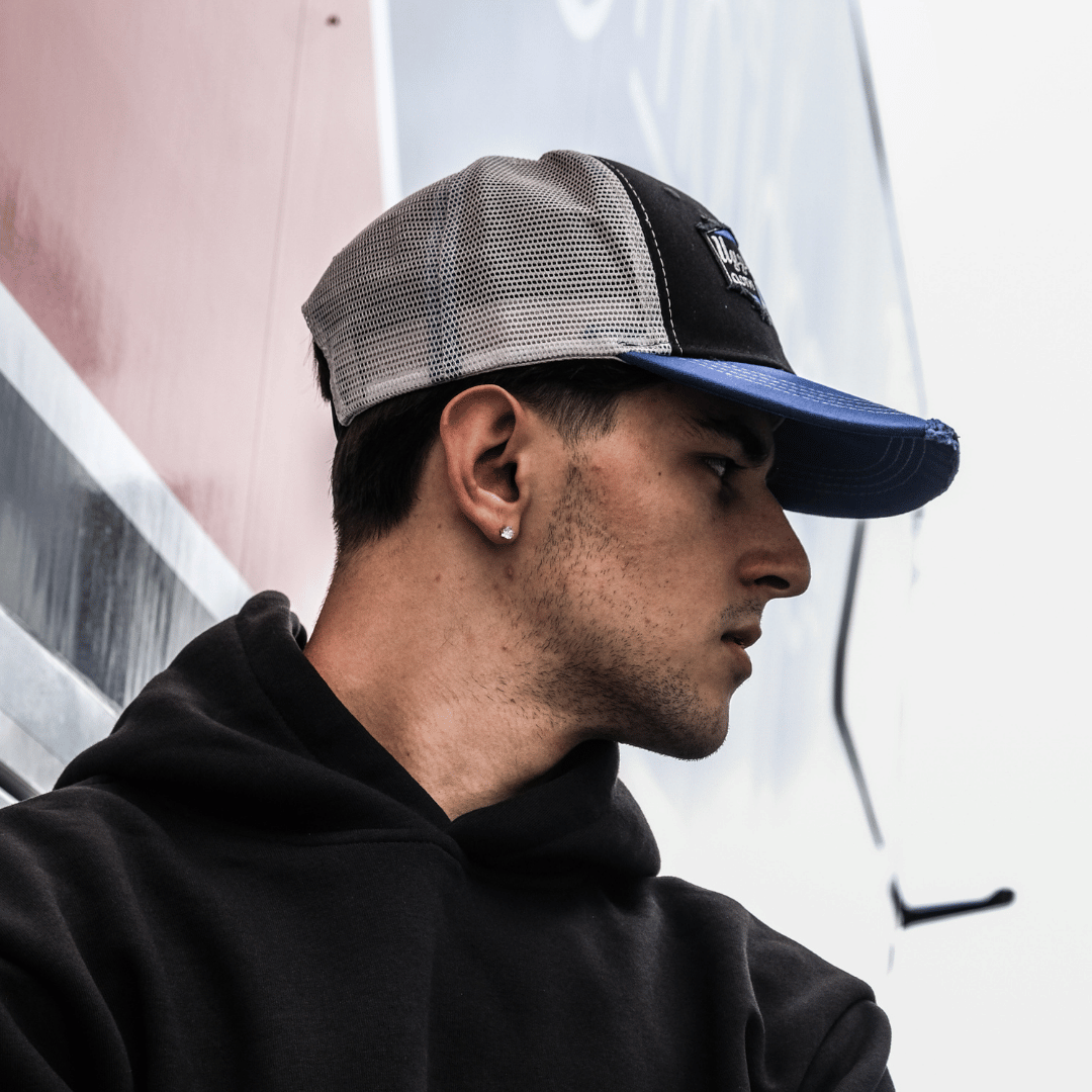 Cheshire Mouldings x TAS Racing Diamond Trucker Hat by Uggly & Co