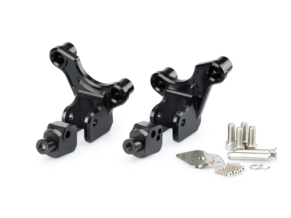 Puig Rider Footpeg Adaptors (Black)
