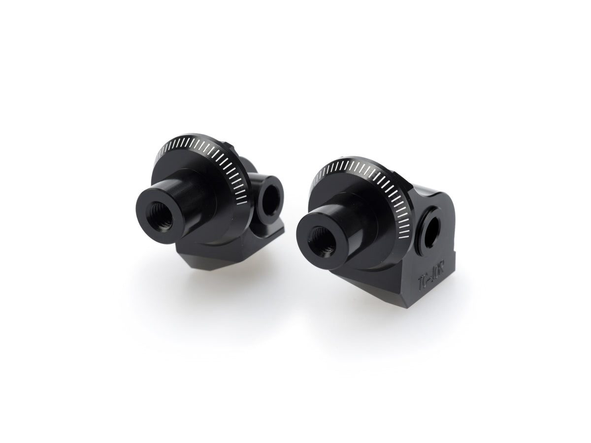 Puig Rider Footpeg Adaptors (Black)