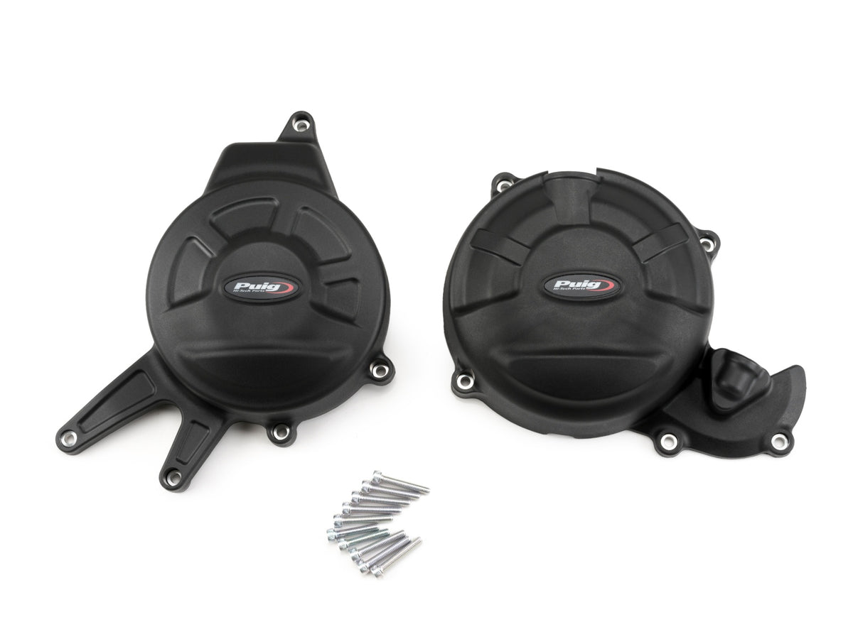 Puig Engine Protective Covers (Black)