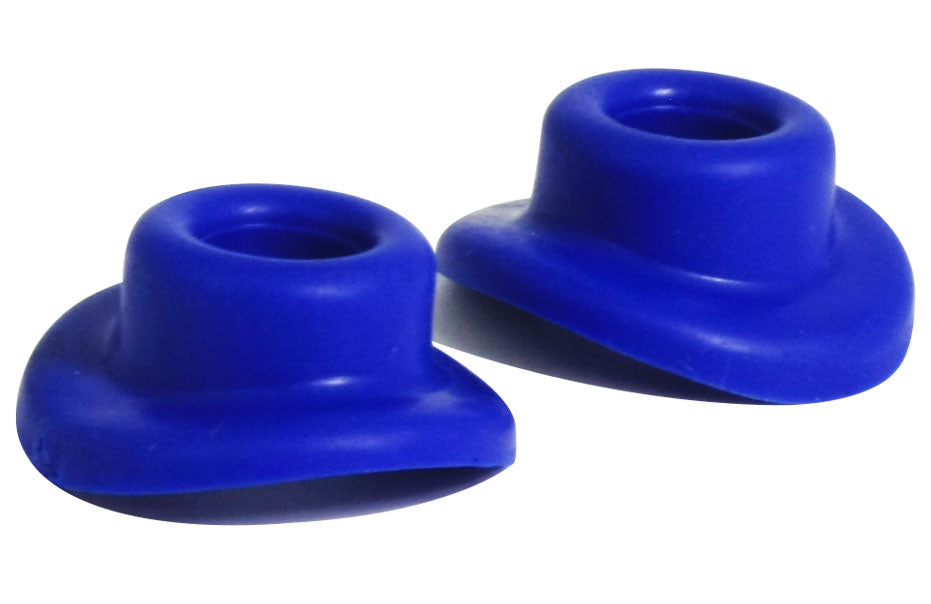 Bike It Rubber Valve Seals Blue (Pair)