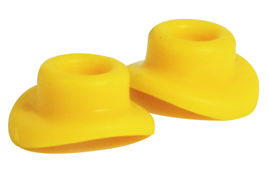 Bike It Valve Seals Yellow (Pair)