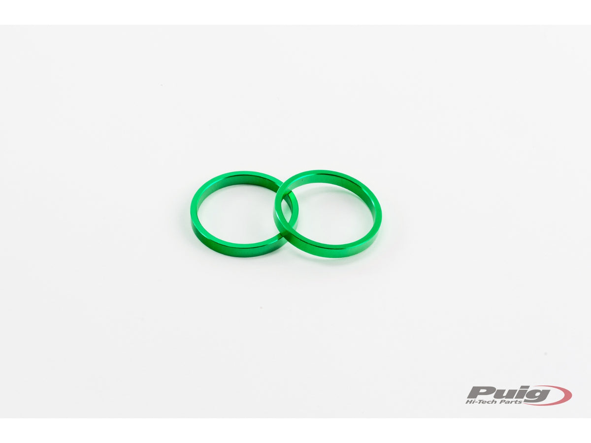 Rings For Short Bar Ends - Green