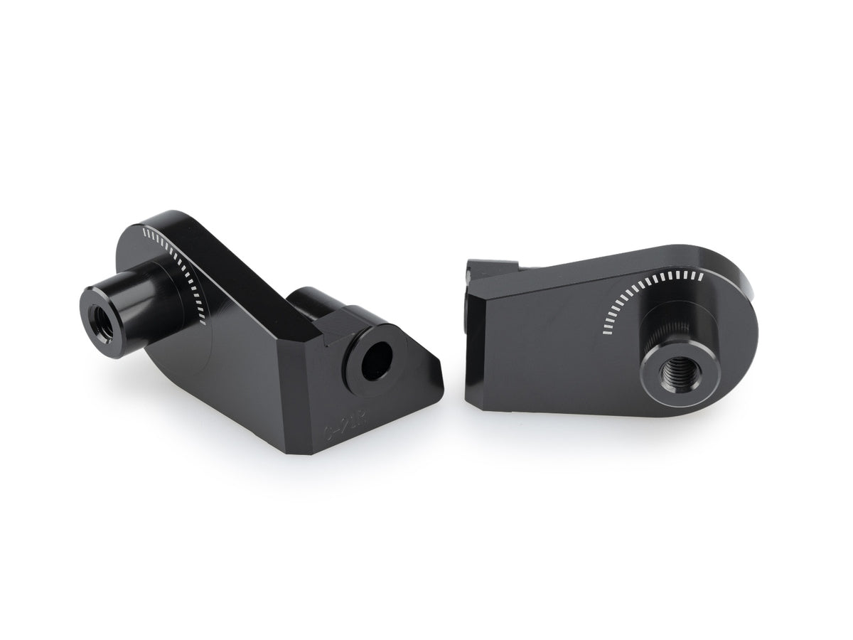 Puig Pillion Footpeg Adaptors (Black)