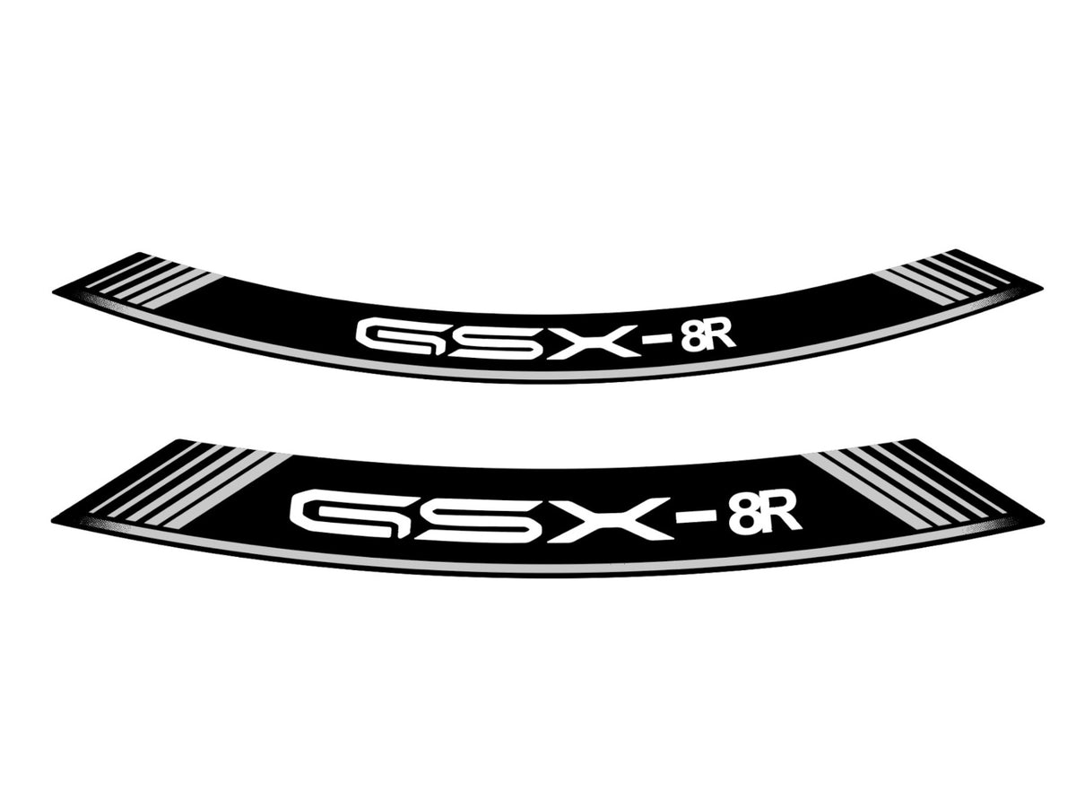 Wheel Rim Stickers - Silver