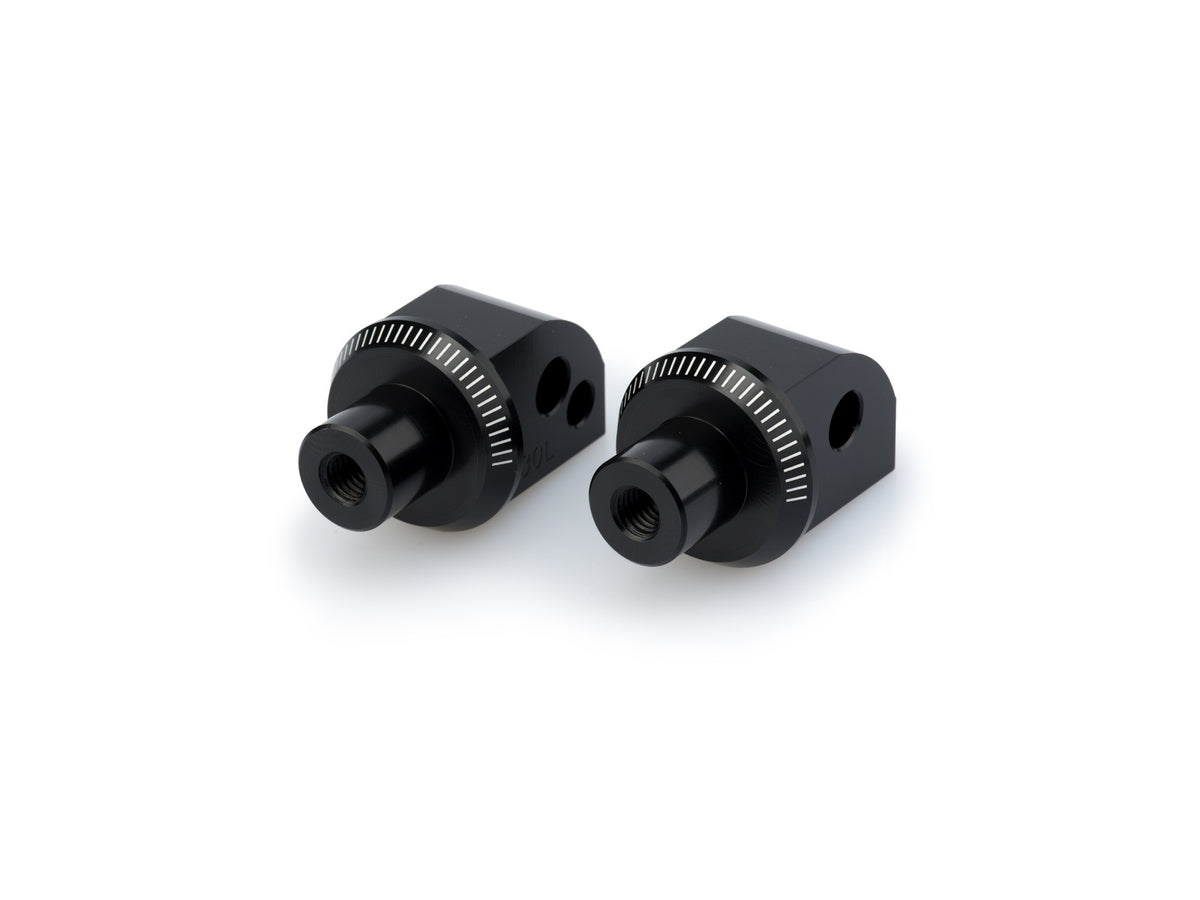 Puig Pillion Footpeg Adaptors (Black)