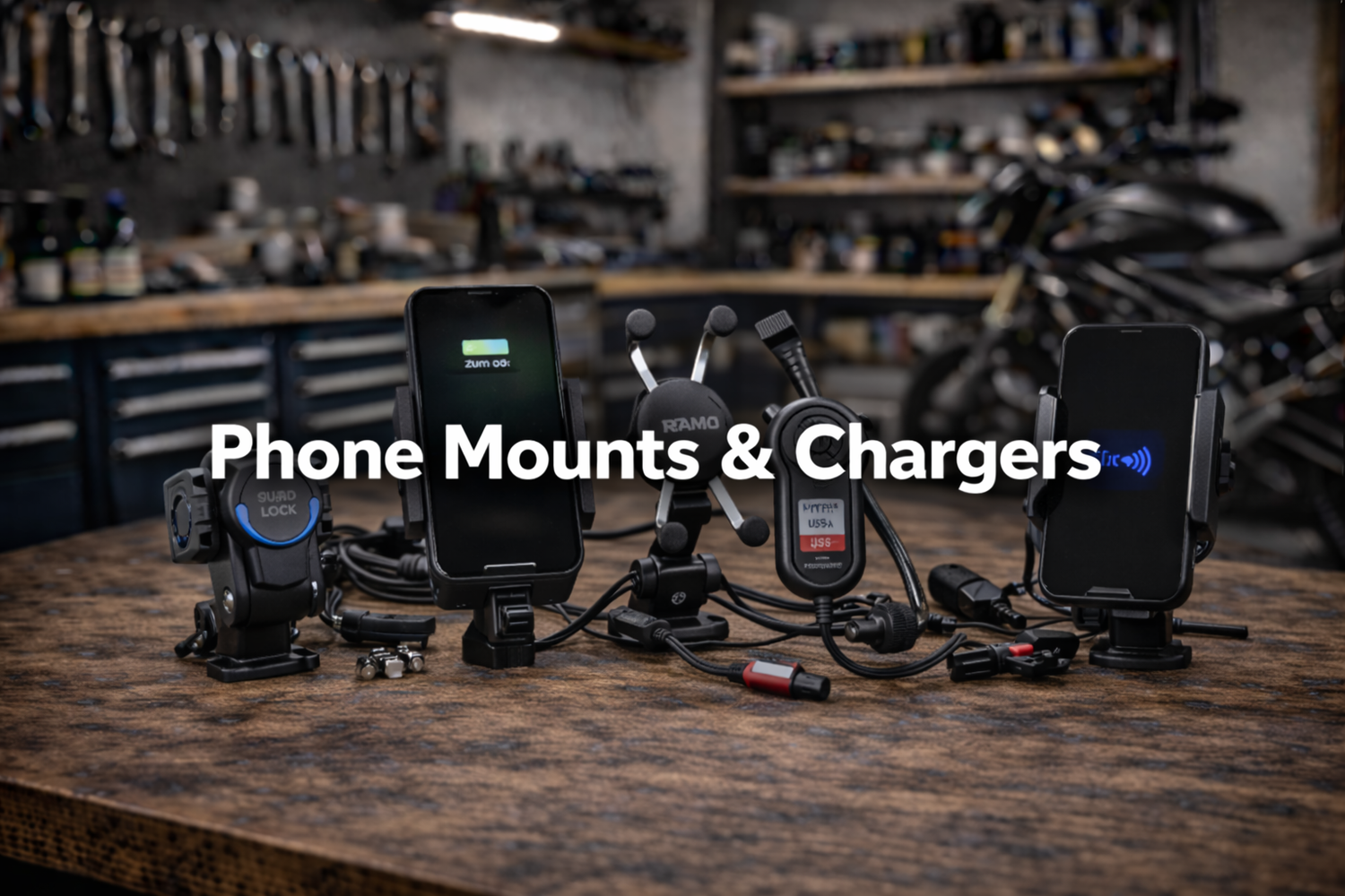 Phone Mounts and Chargers