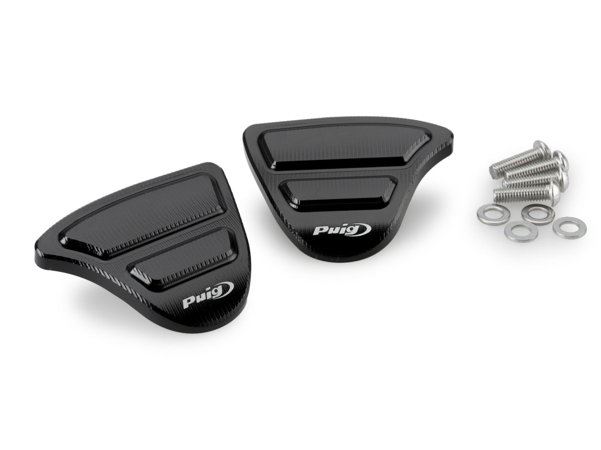 Puig Mirror Screw Caps (Black)