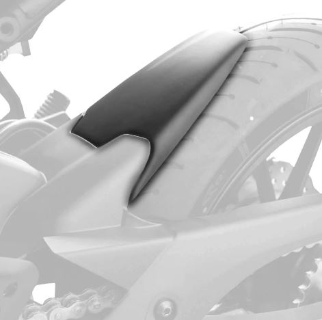 Hugger Extension Matte Black Yamaha Tracer7 GT '21-, MT-07 '18- '24, Tracer7 '20-, Tracer 700 '16-19