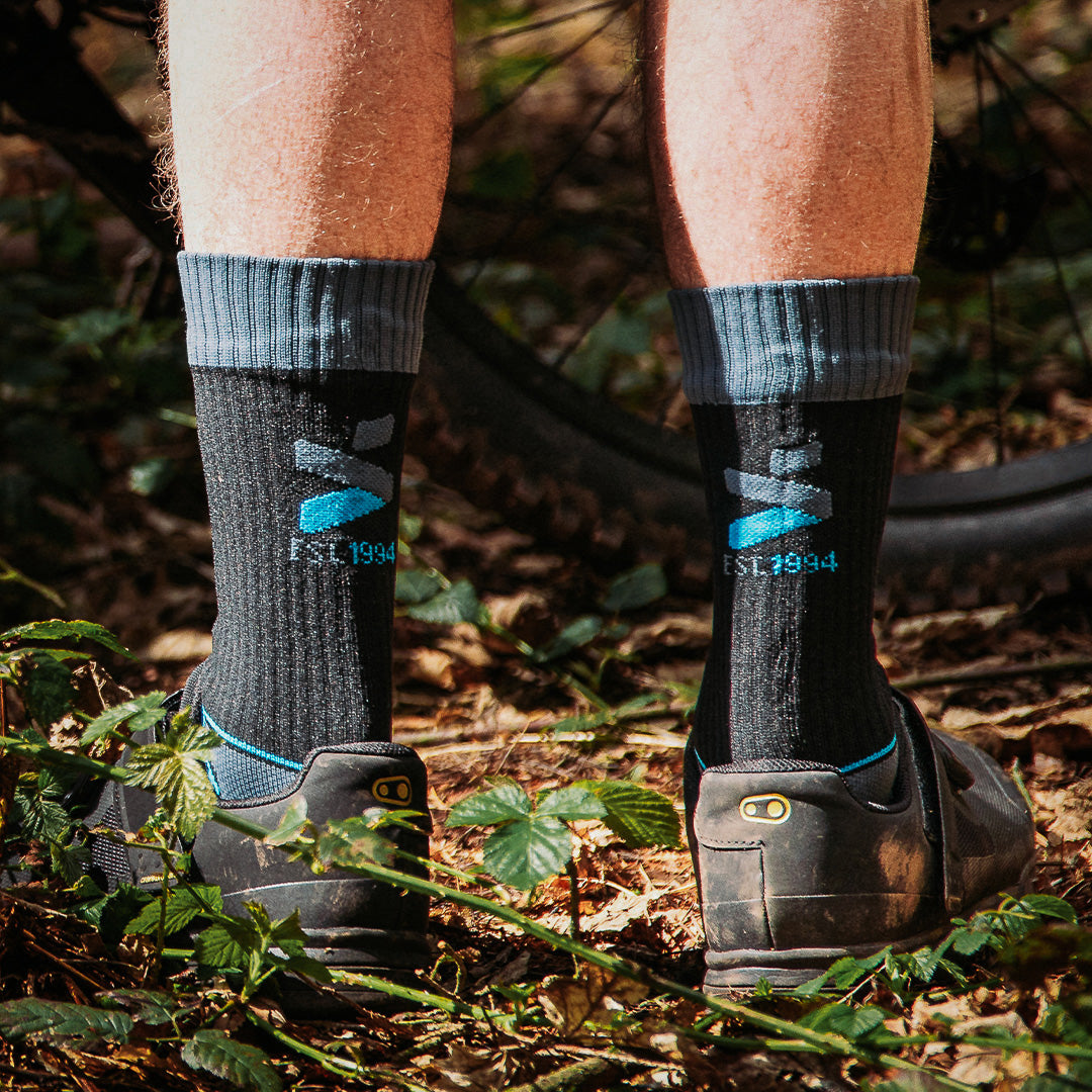 Spada MTB Hydro Socks Black Stormy Size 9-12