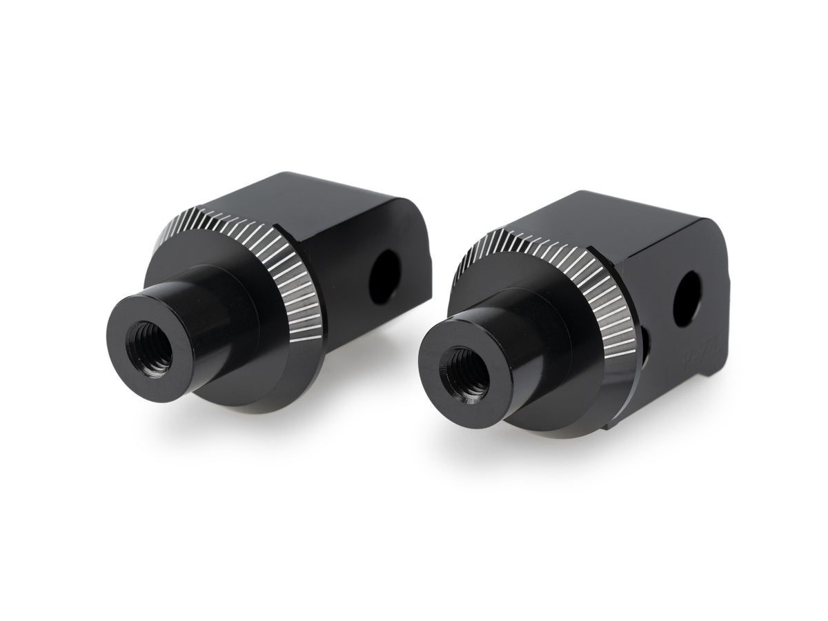 Puig Pillion Footpeg Adaptors (Black)
