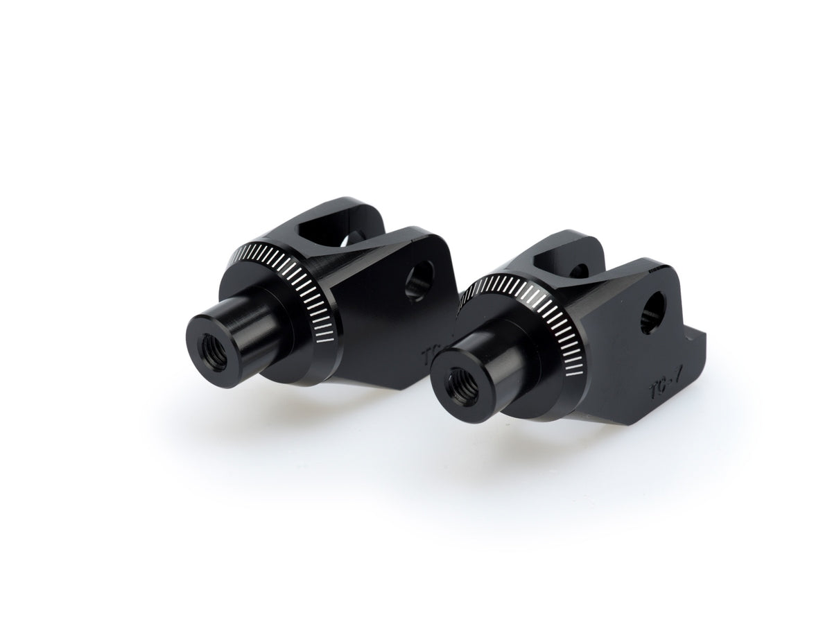Puig Rider Footpeg Adaptors (Black)