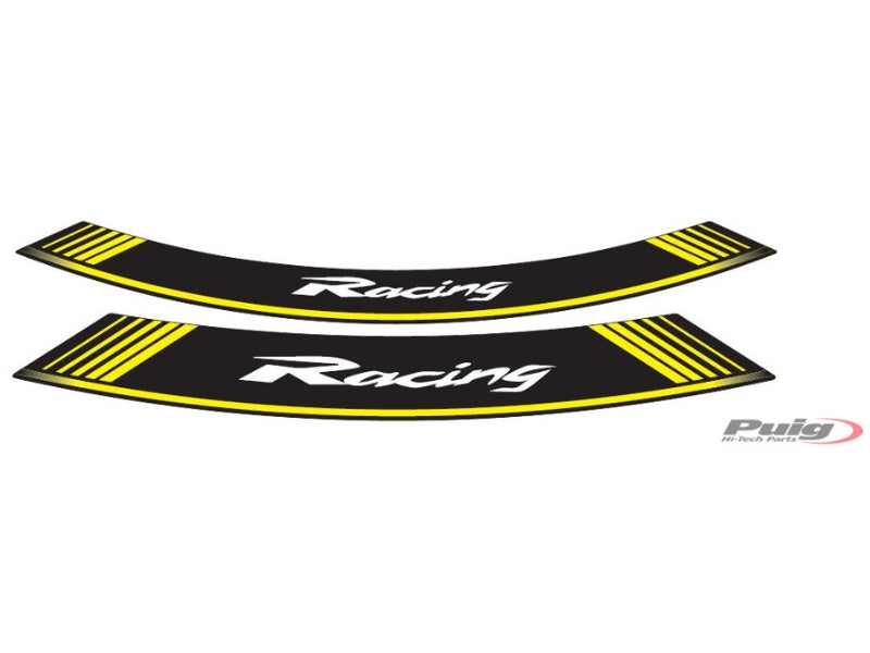 Wheel Rim Stickers - Yellow