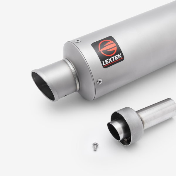 Lextek Stainless Steel GP1 Matt S/Steel GP Stubby Exhaust System 240mm