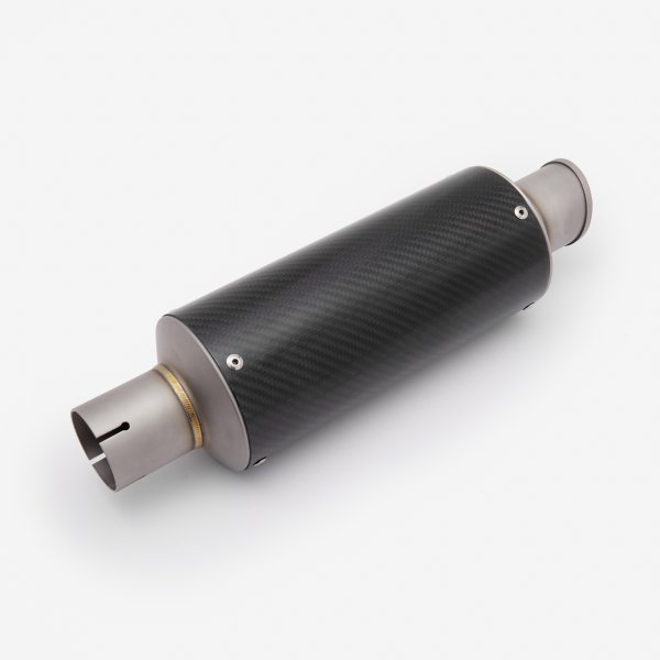 Lextek Stainless Steel GP8C Carbon Fibre GP Stubby Exhaust System 240mm