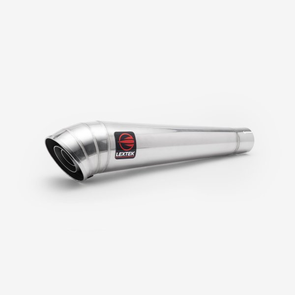 Lextek Stainless Steel MP4 S/Steel Megaphone Exhaust System 300mm for Suzuki GSX-S 1000 (21-24)