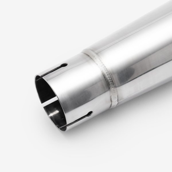 Lextek Stainless Steel MP4 S/Steel Megaphone Exhaust System 300mm for Suzuki GSX-S 1000 (21-24)
