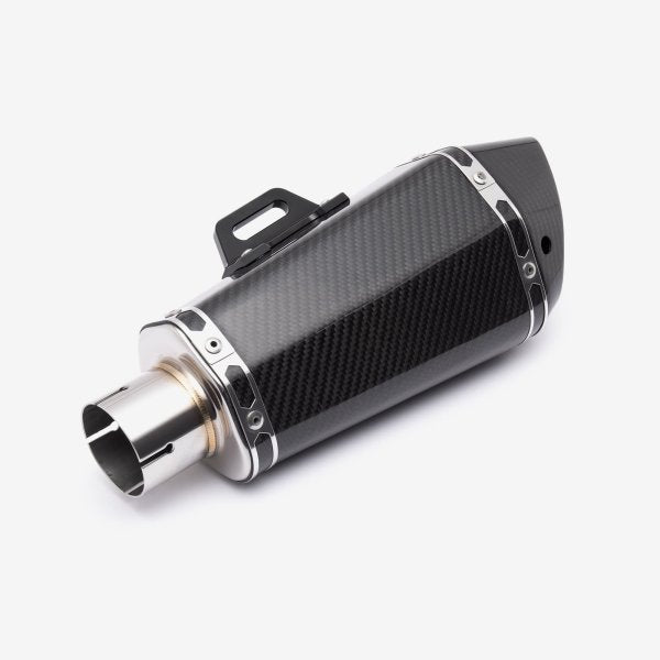 Lextek Stainless Steel XP8C Carbon Fibre Exhaust System 210mm for Suzuki GSX-S 1000 (21-24)