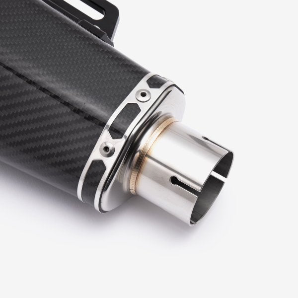 Lextek Stainless Steel XP8C Carbon Fibre Exhaust System 210mm for Suzuki GSX-S 1000 (21-24)
