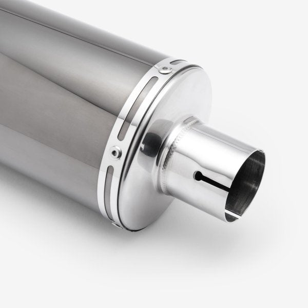 Lextek Stainless Steel OP15 Dark Tint Stainless Exhaust System 200mm for Suzuki GSX-S 1000 (21-24)