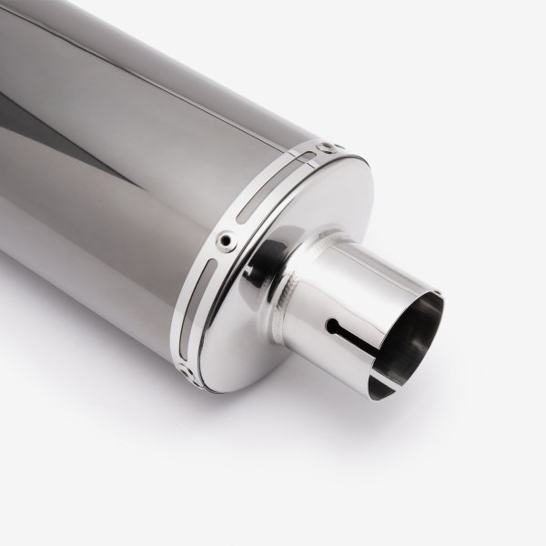 Lextek Stainless Steel OP16 Dark Tint Stainless Exhaust System 250mm for Suzuki GSX-S 1000 (21-24)