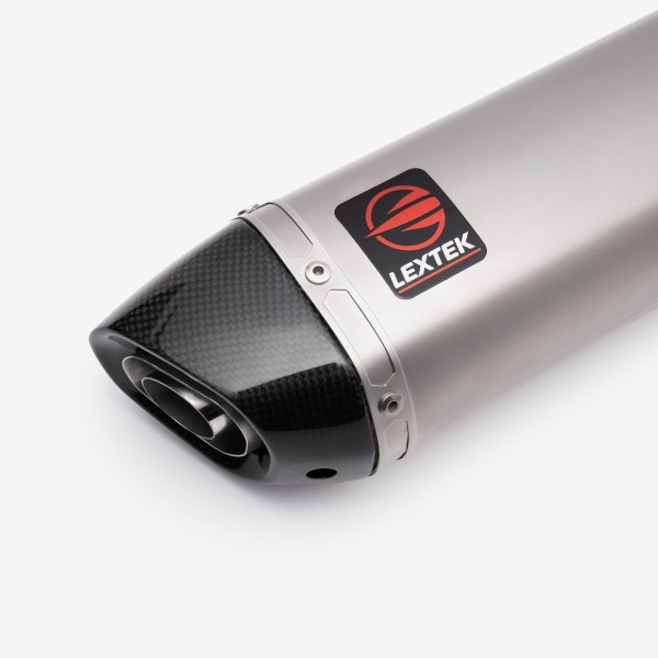 Lextek Stainless Steel VP1 Matt S/Steel Exhaust System 300mm for Suzuki GSX-S 1000 (21-24)