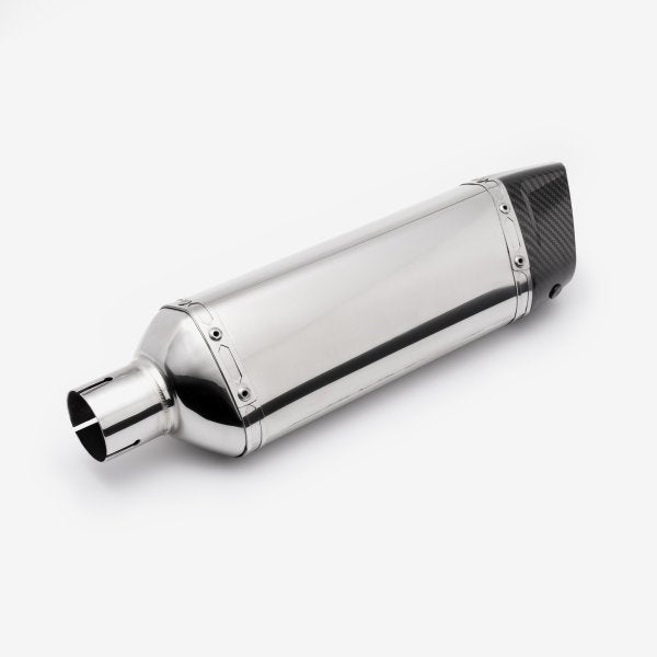 Lextek Stainless Steel SP4 Polished Stainless Steel Exhaust System 300mm