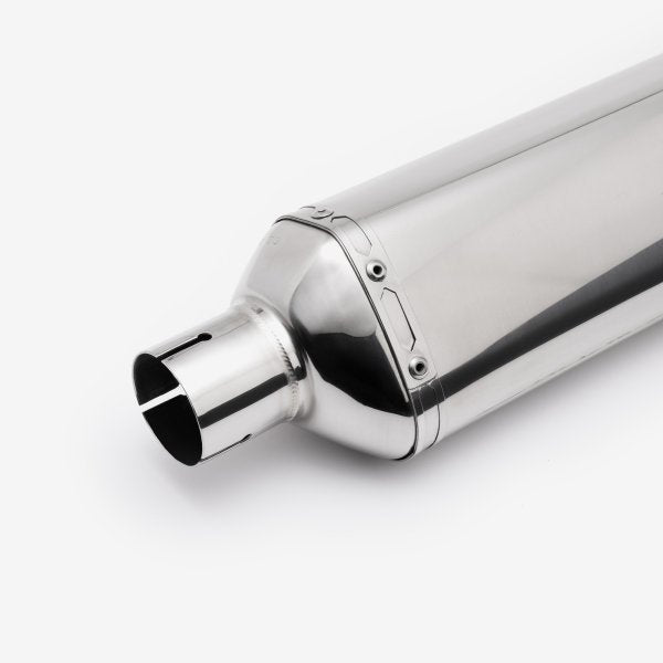 Lextek Stainless Steel SP4 Polished Stainless Steel Exhaust System 300mm