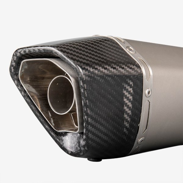 Lextek Stainless Steel SP5 Matt Stainless Steel Exhaust System 200mm for Suzuki GSX-S 1000 (21-24)