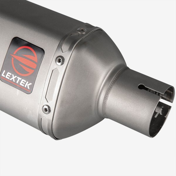 Lextek Stainless Steel SP5 Matt Stainless Steel Exhaust System 200mm for Suzuki GSX-S 1000 (21-24)