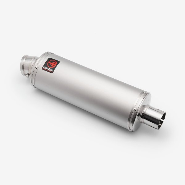 Lextek Stainless Steel OP1 Matt S/Steel Exhaust System 350mm for Suzuki GSX-S 1000 (21-24)