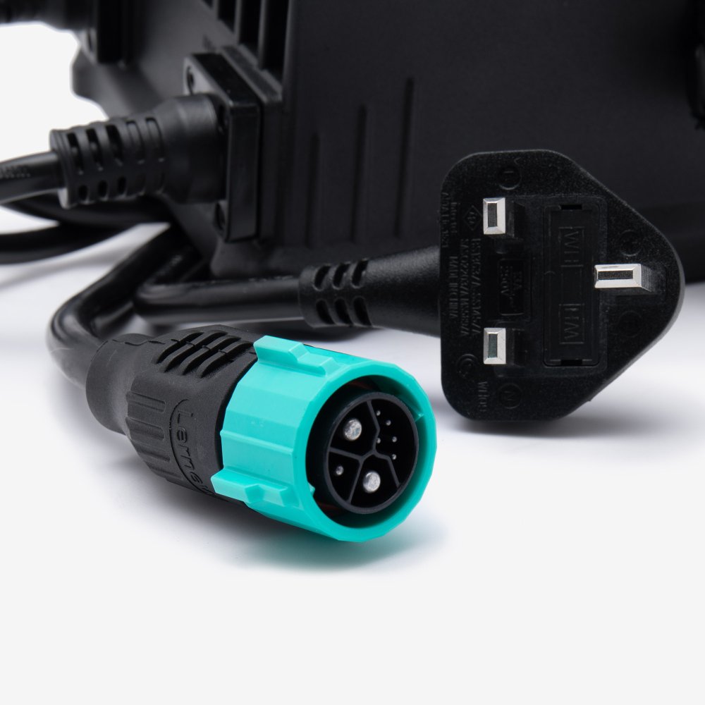 EV Battery Charger UK (3-Pin Plug) 72V 15A 2