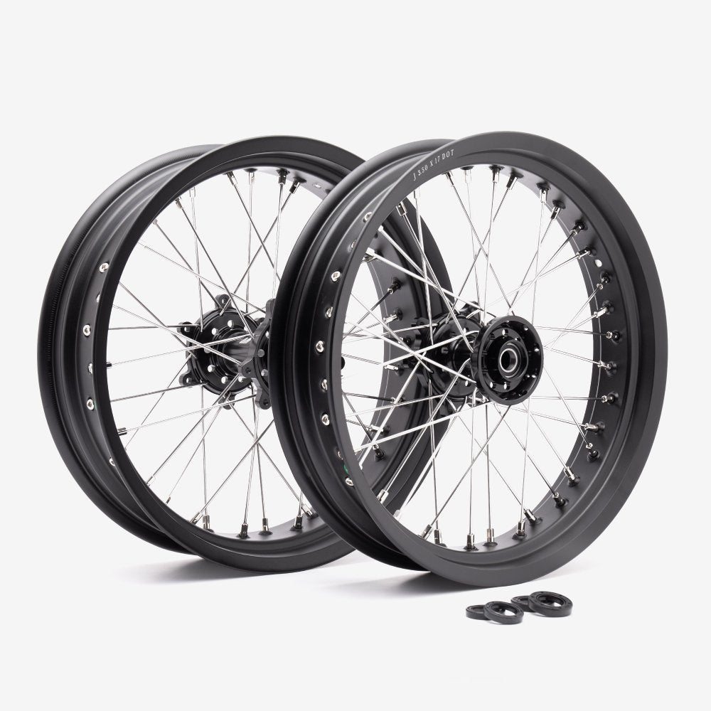 Front And Rear Wheel Set 17inch X 3.5 & 17inch X 4.25