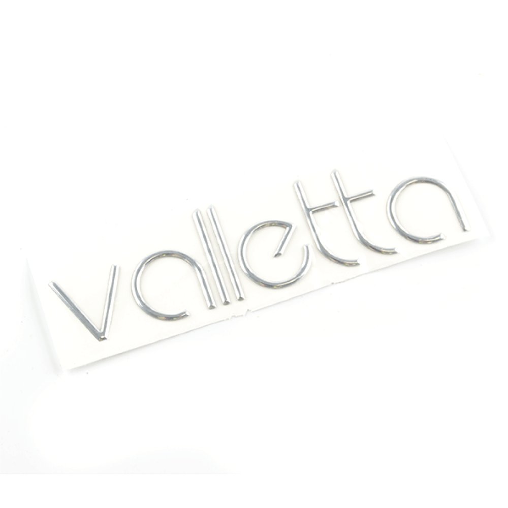 Chrome Embossed Valletta Sticker