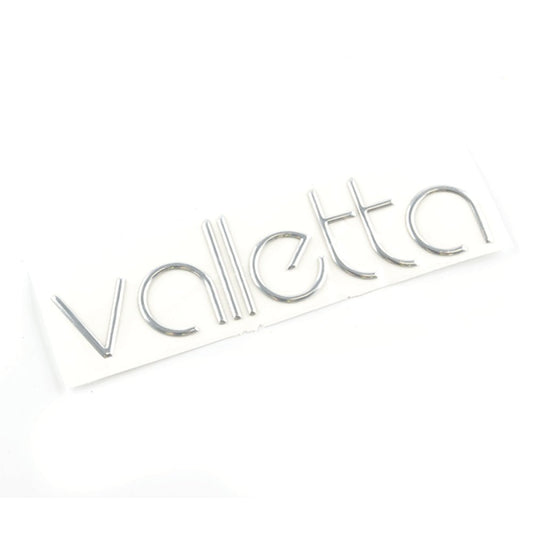 Chrome Embossed Valletta Sticker