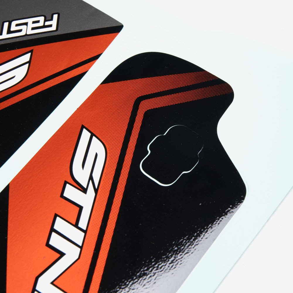 FastAce Front Fork Stickers Orange 3