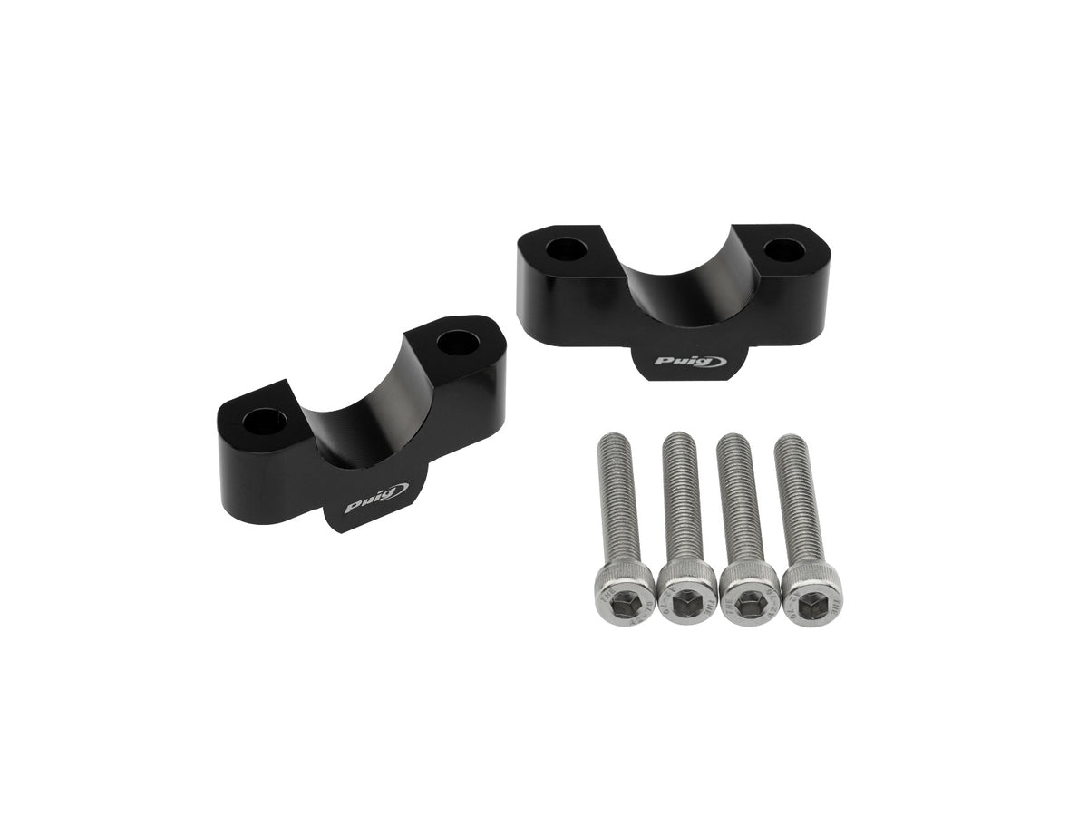 20mm Handlebar Risers For 29mm Bars - Black